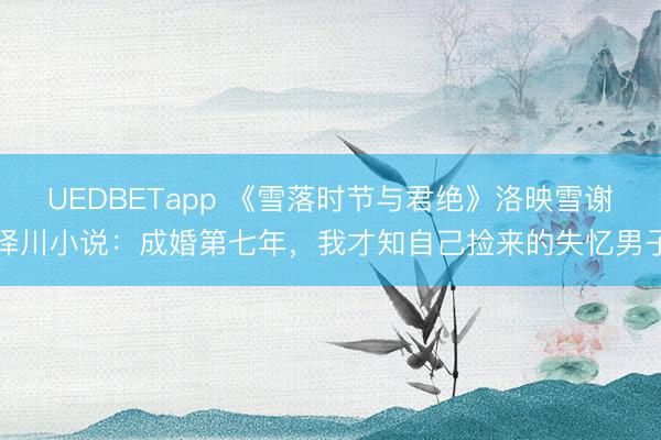 UEDBETapp 《雪落时节与君绝》洛映雪谢泽川小说：成婚第七年，我才知自己捡来的失忆男子