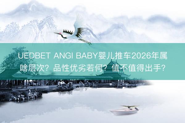 UEDBET ANGI BABY婴儿推车2026年属啥层次？品性优劣若何？值不值得出手？